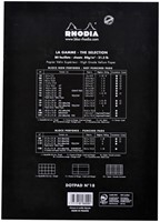Schrijfblok Rhodia A4 dots 80 vel 80gr zwart-2