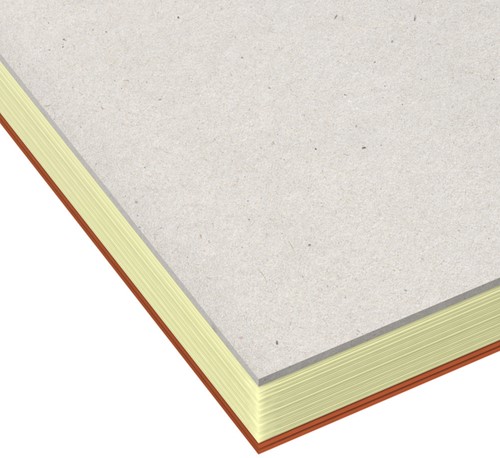 Cursusblok Oxford Orange Notepad A4+ lijn 4-gaats 160 pagina's 80gr oranje-3