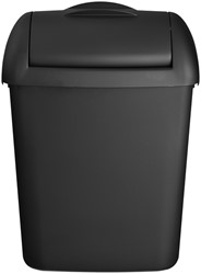 Dameshygiënebak Quartzline 8 liter zwart 441458