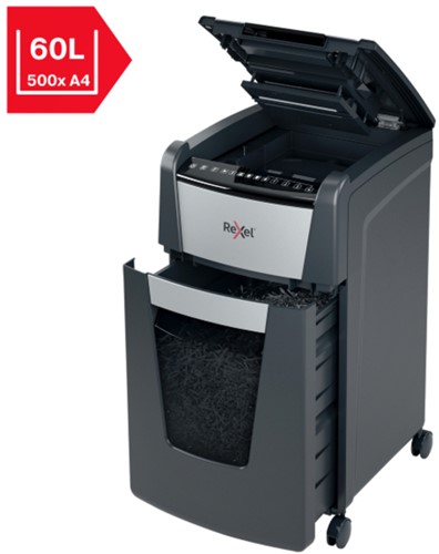 Papiervernietiger Rexel Optimum Auto+ 300X P4 snippers 4x26mm-7