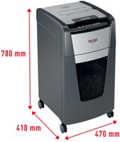 Papiervernietiger Rexel Optimum Auto+ 225X P4 snippers 4x26mm-4