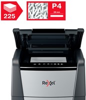 Papiervernietiger Rexel Optimum Auto+ 225X P4 snippers 4x26mm-5