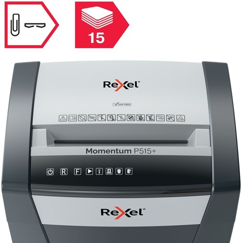 Papiervernietiger Rexel Momentum P515+ snippers 2x15mm-19