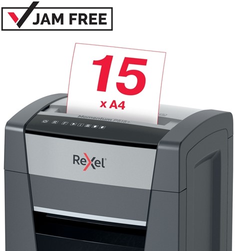 Papiervernietiger Rexel Momentum P515+ snippers 2x15mm-17