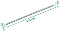 Mesgeleider voor rolsnijmachine Leitz Precision Office A4+ 2 stuks-2