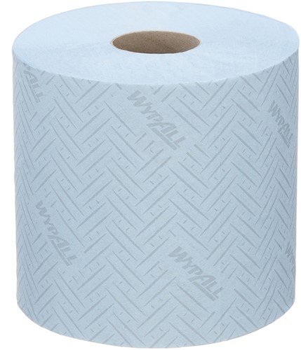 Poetspapier WypAll L10 GeneralClean 1-laags 800 vel blauw 7255-3