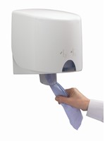 Poetspapier WypAll L10 GeneralClean 1-laags 800 vel blauw 7255-3