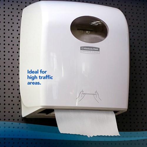 Handdoekrol Scott Control Slimroll 1-laags 165m wit 6657-3