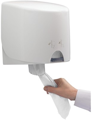 Poetspapier WypAll L10 GeneralClean 1-laags 800 vel wit 7256-3