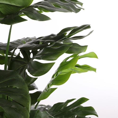 Kunstplant Mica Monstera in plastic pot 100x70cm-3