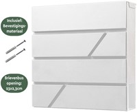Brievenbus BRASQ PB200 Deluxe wand wit-2