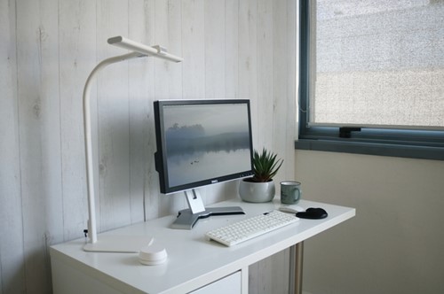 Bureaulamp Unilux Strata base led wit-3