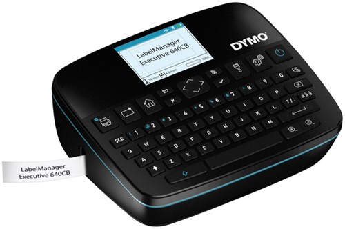 Labelprinter Dymo LabelManager Executive 640CB draagbaar qwerty 24mm zwart in koffer-2