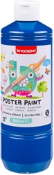 Plakkaatverf Bruynzeel diepblauw fles à 500ml
