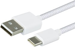 Kabel Green Mouse USB-A to USB-C data Woven 1m
