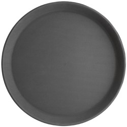Dienblad Olympia Kristallon antislip rond Ø35.6cm PP zwart