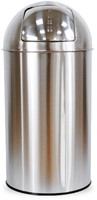 Afvalbak BRASQ Push Bin PB230+ 30 liter rvs