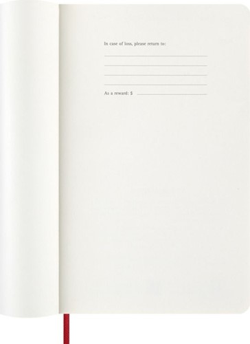 Agenda 2027 Moleskine 12M Planner Weekly 7dagen/1pagina large sc scarlet red-2