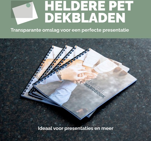 Voorblad Fellowes A4 PET 200micron recycled 100 stuks-1