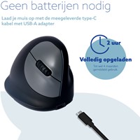Ergonomisch muis R-Go HE Break Wireless Rechts L-4
