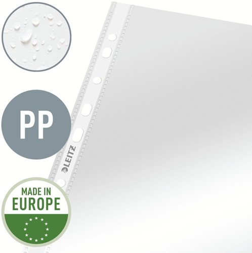 Showtas Leitz Premium standaard copy safe 0.08mm PP A4 transparant 100 stuks-7