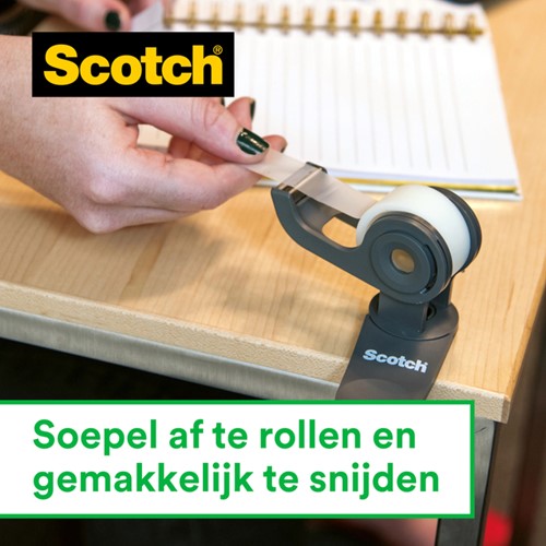 Plakband Scotch Magic 810 19mmx25m onzichtbaar + plakhandhouder-3