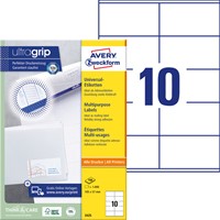 Etiket Avery 3425 105x57mm wit 1000 stuks-2