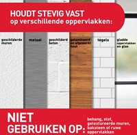Bevestigingsstrip Command klik vast klein 1,8kg wit-6