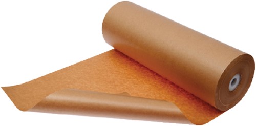 Inpakpapier Kraft gestreept 60gr 100cm x 100m op rol