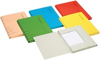 Dossiermap Secolor A4 3 kleppen 100% gerecycled karton 250 gr blauw-3