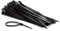 Kabelbinders IEZZY nylon 2.5x100mm D 20.5mm zwart 100 stuks