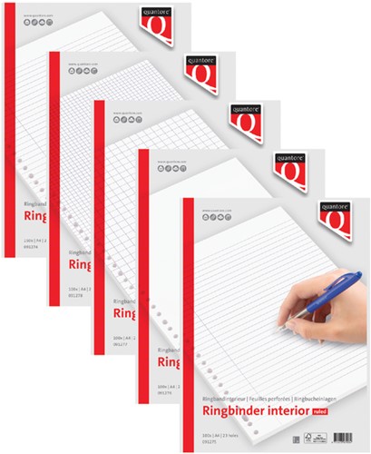 Interieur Quantore A4 23-gaats blanco 200 pagina's-2