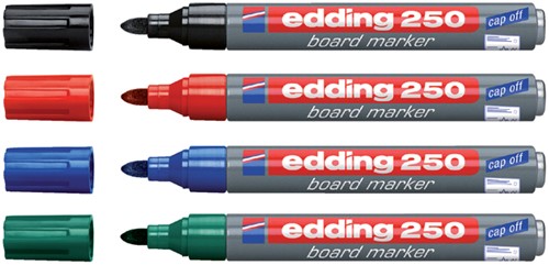 Whiteboardmarker edding 250 rond 1.5-3mm blauw-2