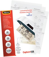 Lamineerhoes Fellowes A3 2x125micron glans 100 stuks-2