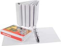 Presentatieringband Esselte Essentials panorama A4 4-rings O-mechaniek 16mm wit-1