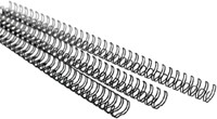 Draadrug GBC 10mm US/21rings A4 zilver 100 stuks-2