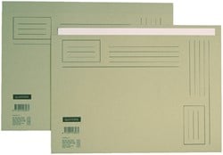 Vouwmap Quantore A4 ongelijke zijde 230gr grijs