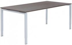 Carré bureau recht - hoogte instelbaar 62-86 cm - incl kabelgoot