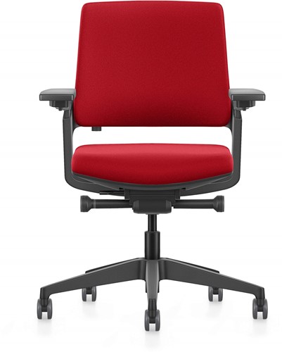 Bureaustoel Se7en Elena | Premium - Lucia 5805 rood
