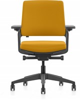 Bureaustoel Se7en Elena | Premium - Lucia 5811 okergeel