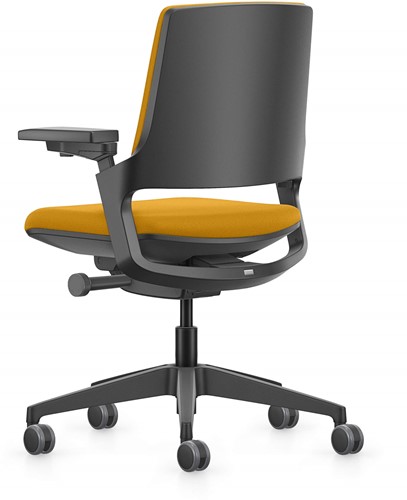 Bureaustoel Se7en Elena | Premium - Lucia 5811 okergeel-2