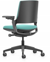 Bureaustoel Se7en Elena | Premium - Lucia 5814 teal-2
