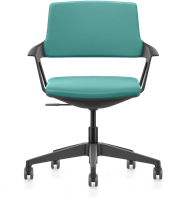 Bureastoel Se7en Kai | Comfort - Lucia 5814 teal
