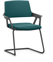 Vergaderstoel Se7en Nova | Comfort - Lucia 5824 petrol-2