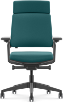 Bureaustoel Se7en Vivienne | Premium - Lucia 5824 petrol
