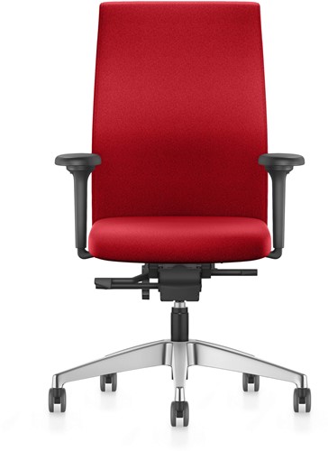 Bureaustoel Se7en Victor | Premium - Lucia 5805 rood