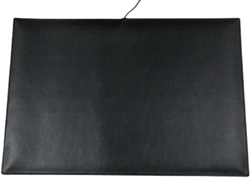 Verwarmde bureau-onderlegger standaard 65x45cm Zwart